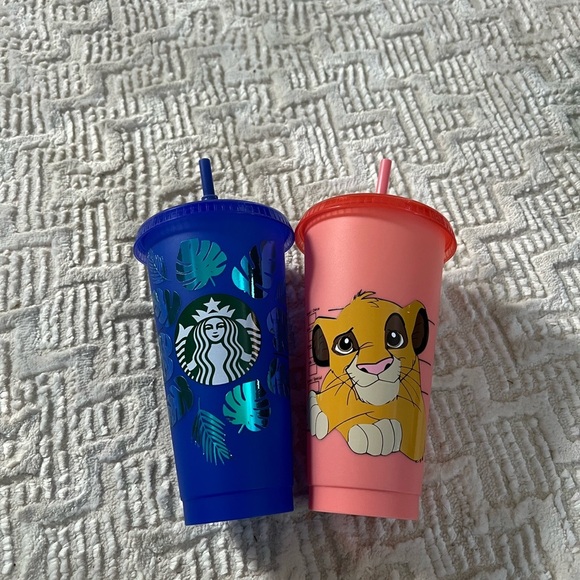 Starbucks Blue and Pink Tumbler Set - Picture 1 of 7